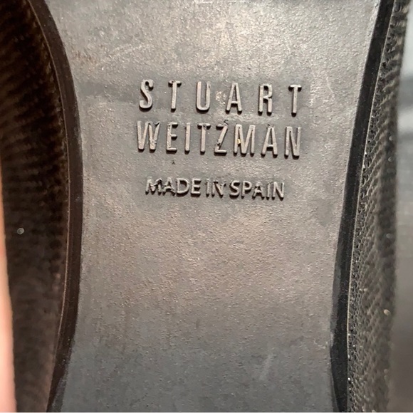 🦋 Stuart Weitzman gorgeous black wedges, size 6.5M - Picture 9 of 12
